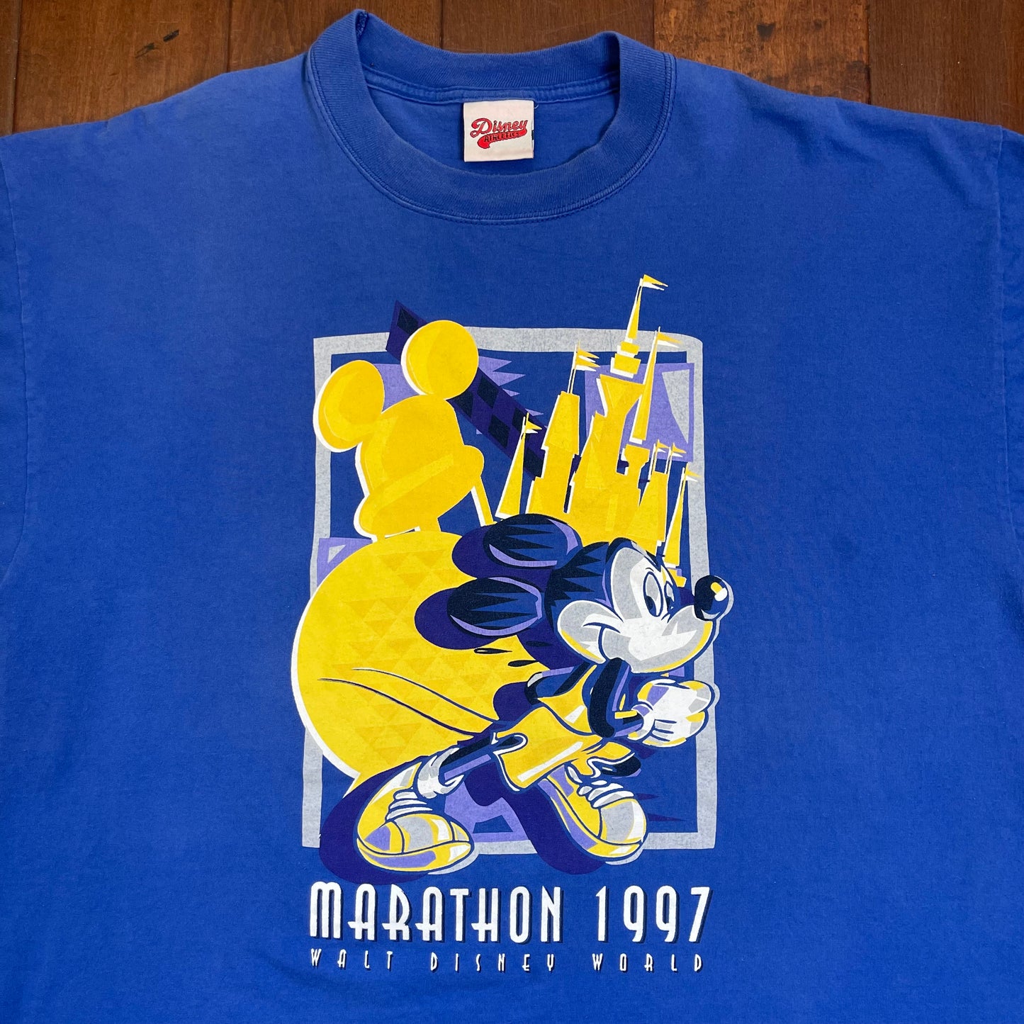 Vintage 1997 Mickey Mouse Marathon T-Shirt