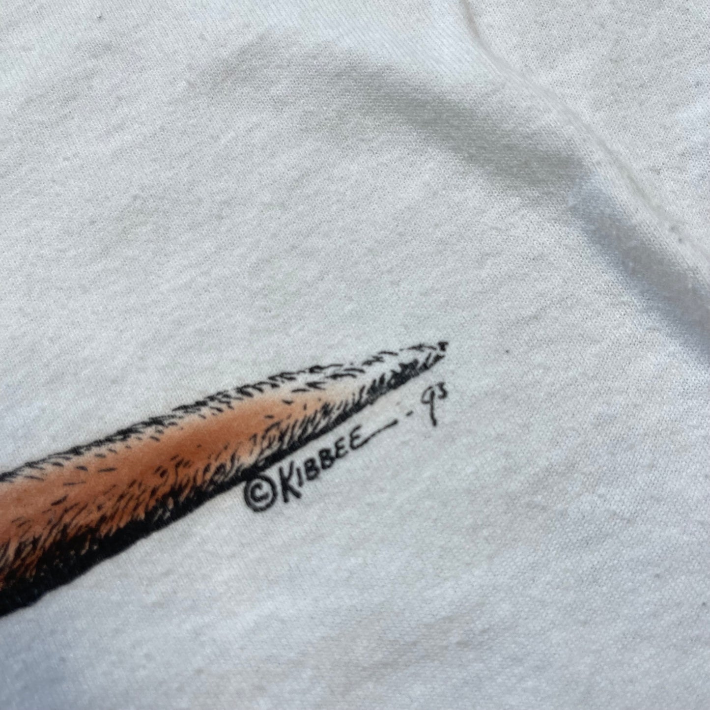 Vintage 1993 Basset Hound Single-Stitched T-Shirt
