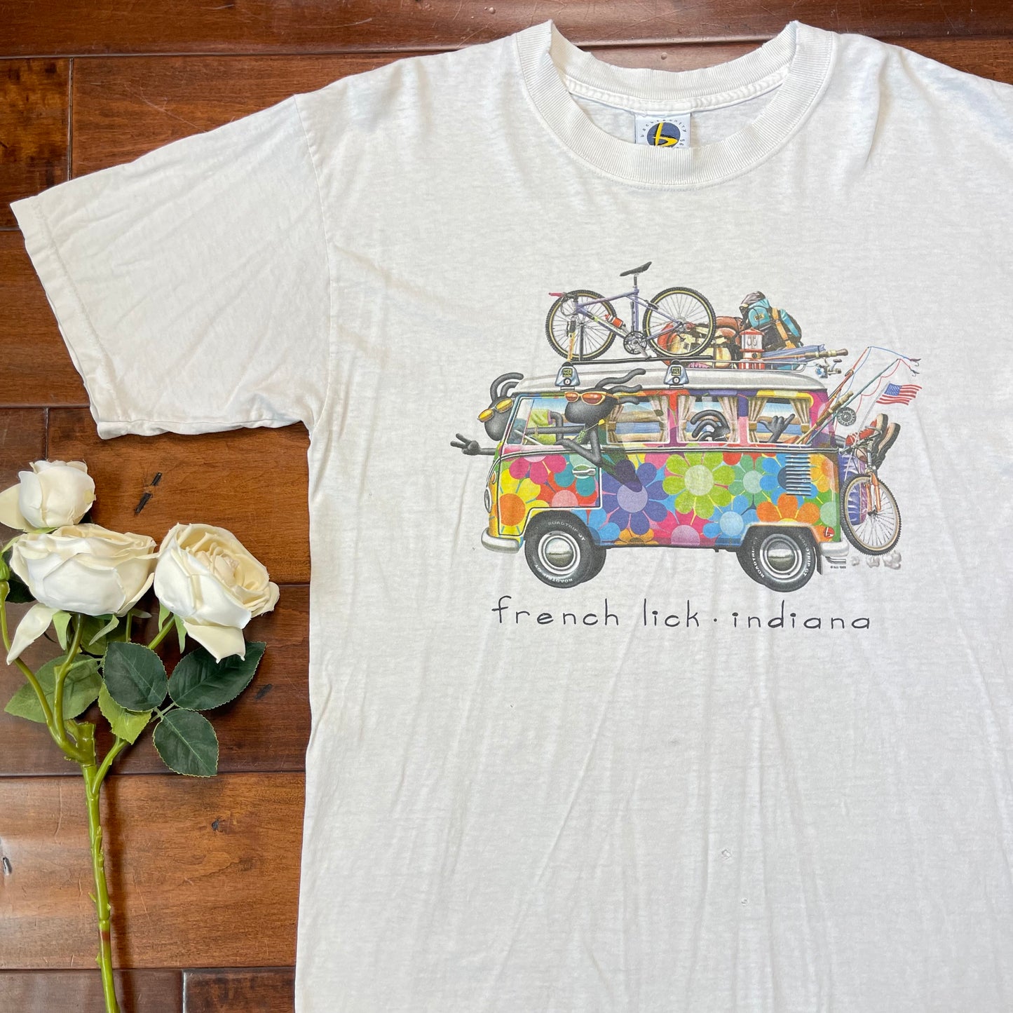 Vintage 90’s Watauga River Fieldstreams Outfitters Hippie T-Shirt