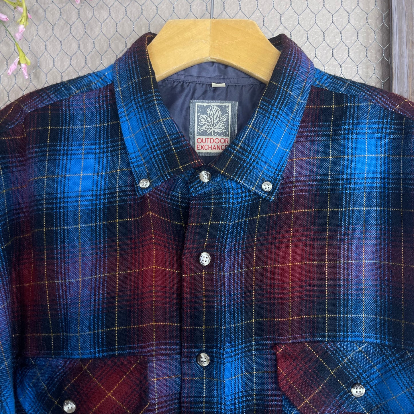 VINTAGE GRUNGE CROPPED FLANNEL