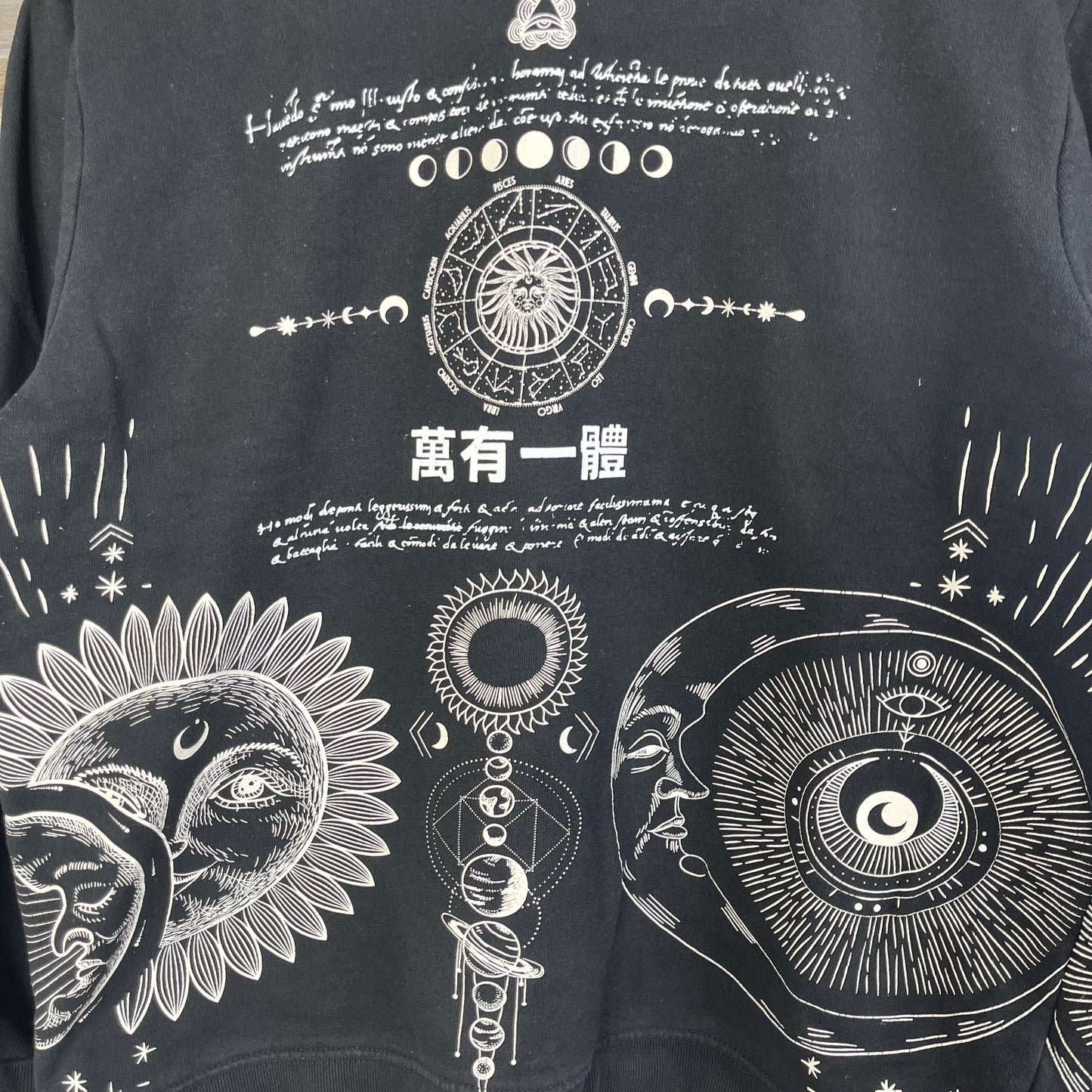 THRIFTED ASTROLOGY CREWNECK SWEATER