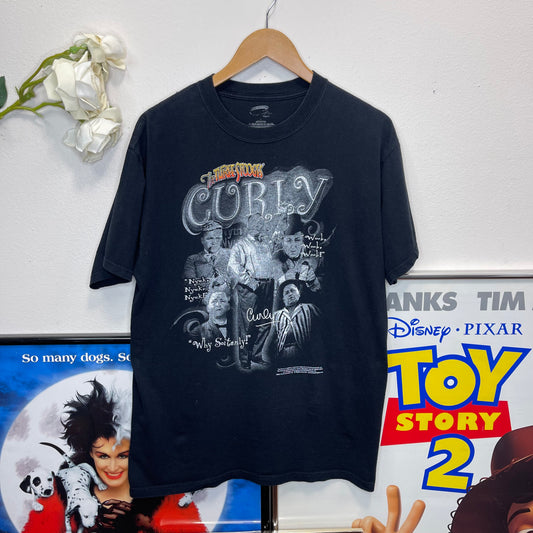 Vintage Y2K The Three Stooges Curly T-Shirt