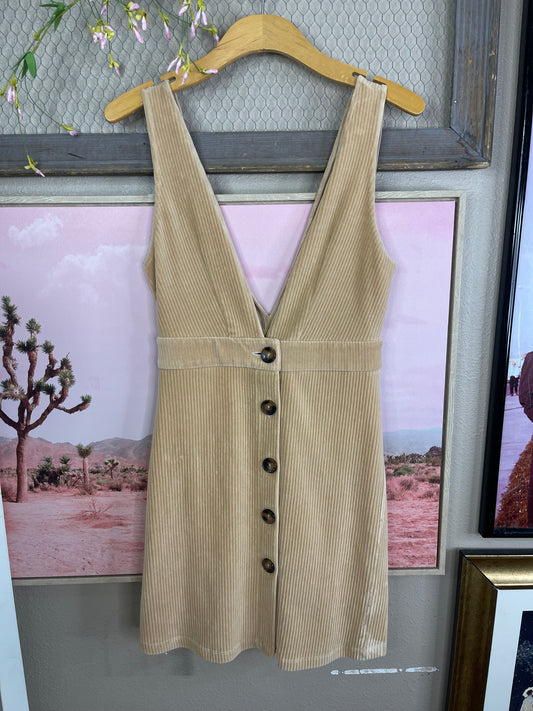 THRIFTED TOPSHOP CORDUROY MINI DRESS