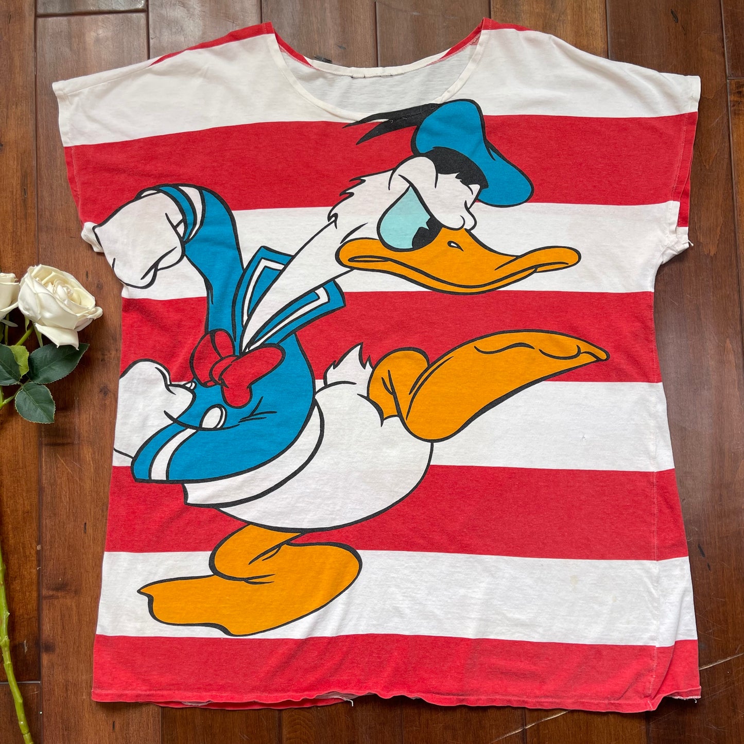 Vintage 90’s Donald Duck Mickey & Co J.G. Hook Pajama T-Shirt (Copy)