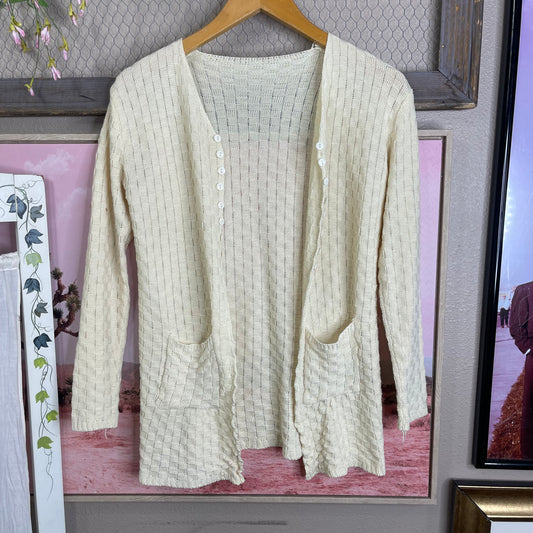 Vintage 90’s Cream Cardigan