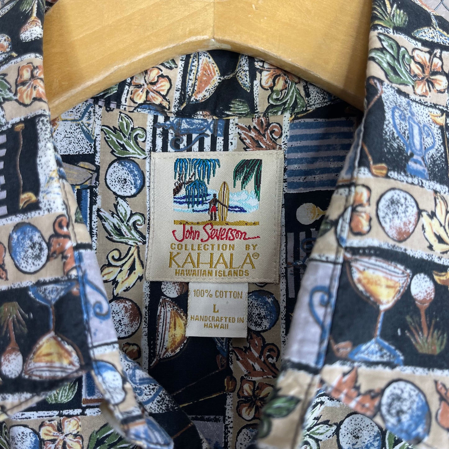 VINTAGE Y2K GOLFER SHORT SLEEVE BUTTON-UP