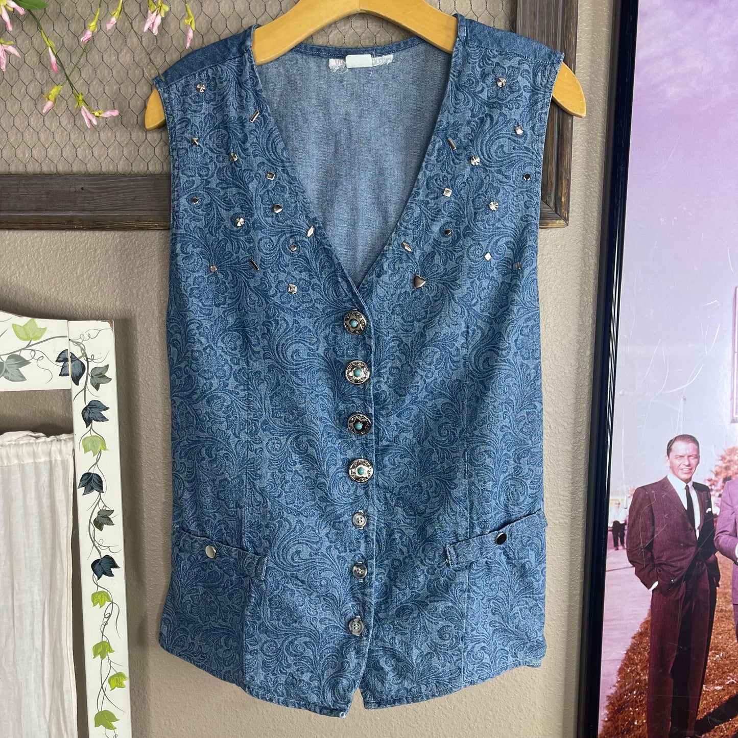 VINTAGE 80’S JEAN VEST