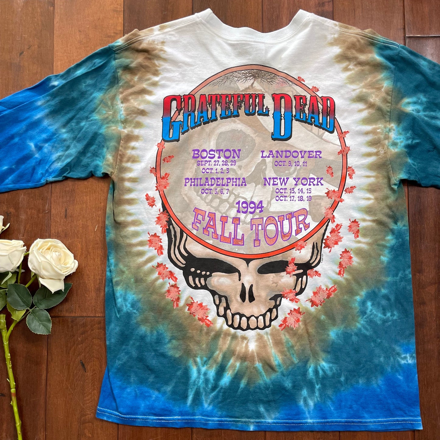 Vintage Y2K Grateful Dead Banjo Tie-Die T-Shirt