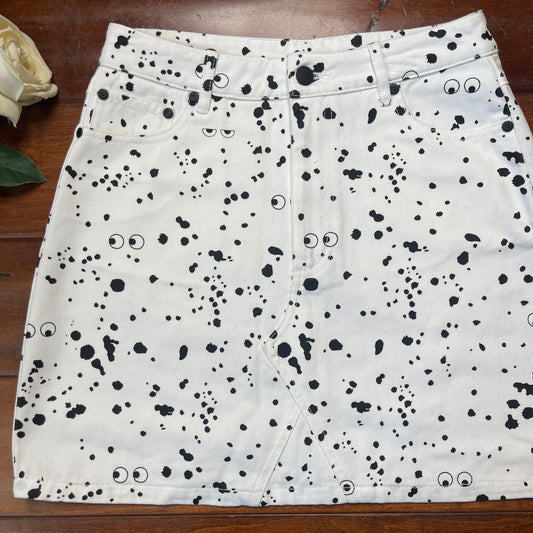 Thrifted Lazy Oaf x STUDIO ARHOJ Dalmatian Print Skirt
