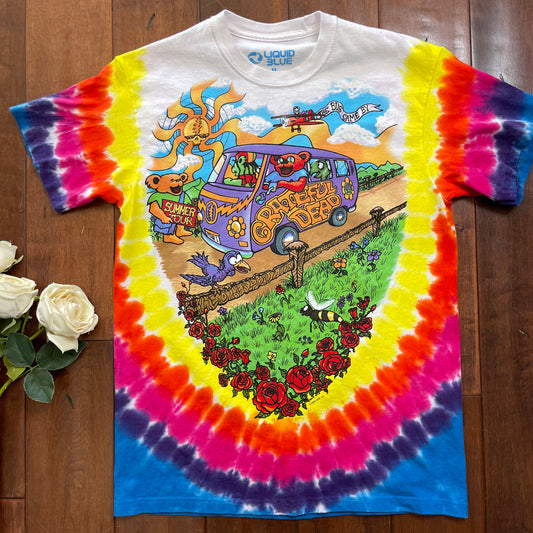 Vintage Y2K Grateful Dead "Summer Tour" Tie-Dye T-Shirt
