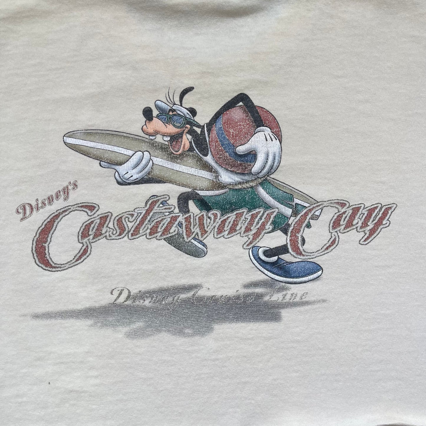 Vintage Y2K Disney Cruise Line Goofy T-Shirt