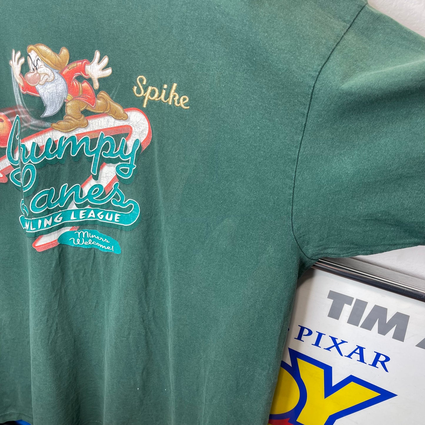 Vintage Disney Store “Grumpy Lanes Bowling League” T-Shirt