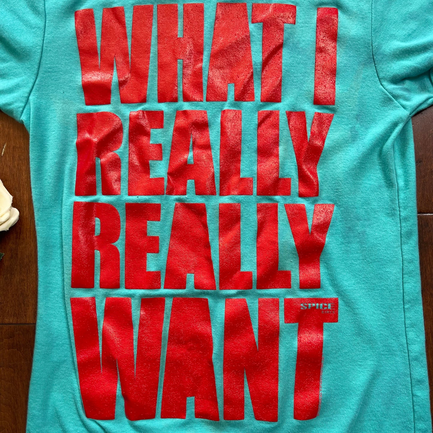 Vintage 90’s Spice Girls "What I Really Really Want" Baby Tee