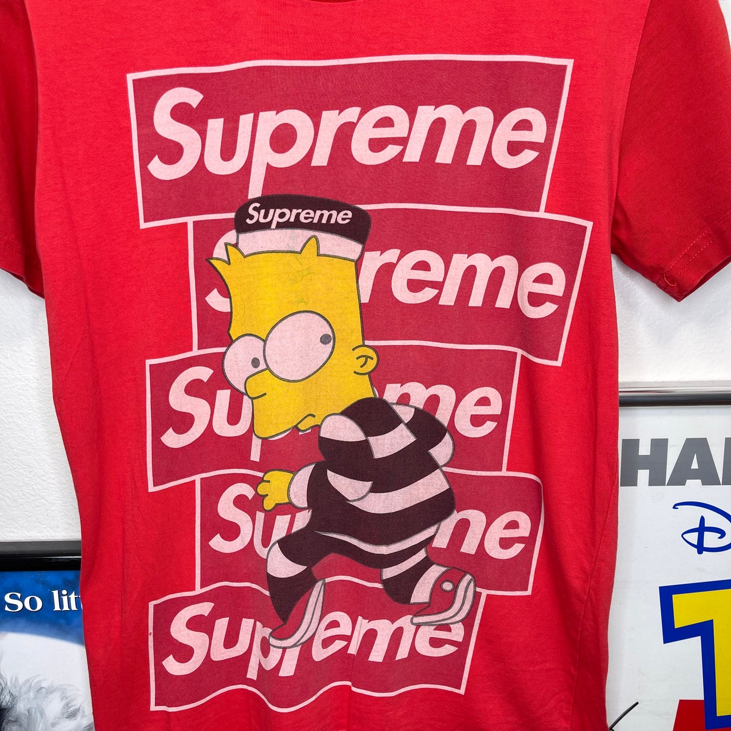 Thrifted Supreme Bart Simpson T-Shirt