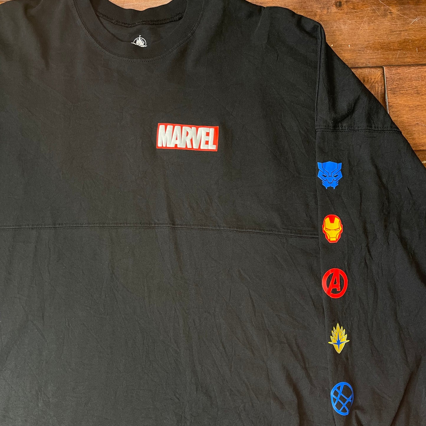 Thrifted Disney Marvel Avengers Spirit Jersey Long Sleeve Shirt