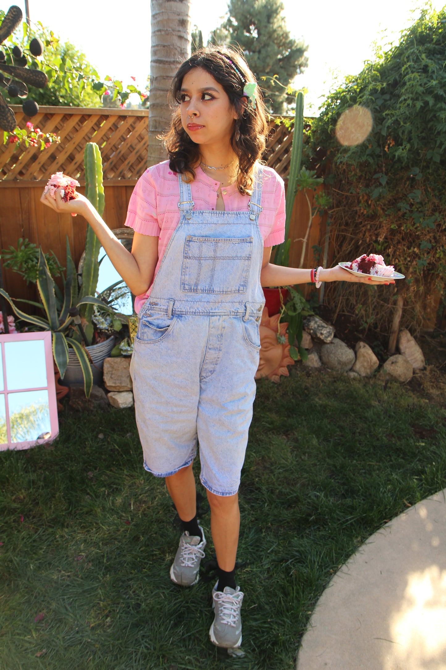 VINTAGE OVERALL SHORTS