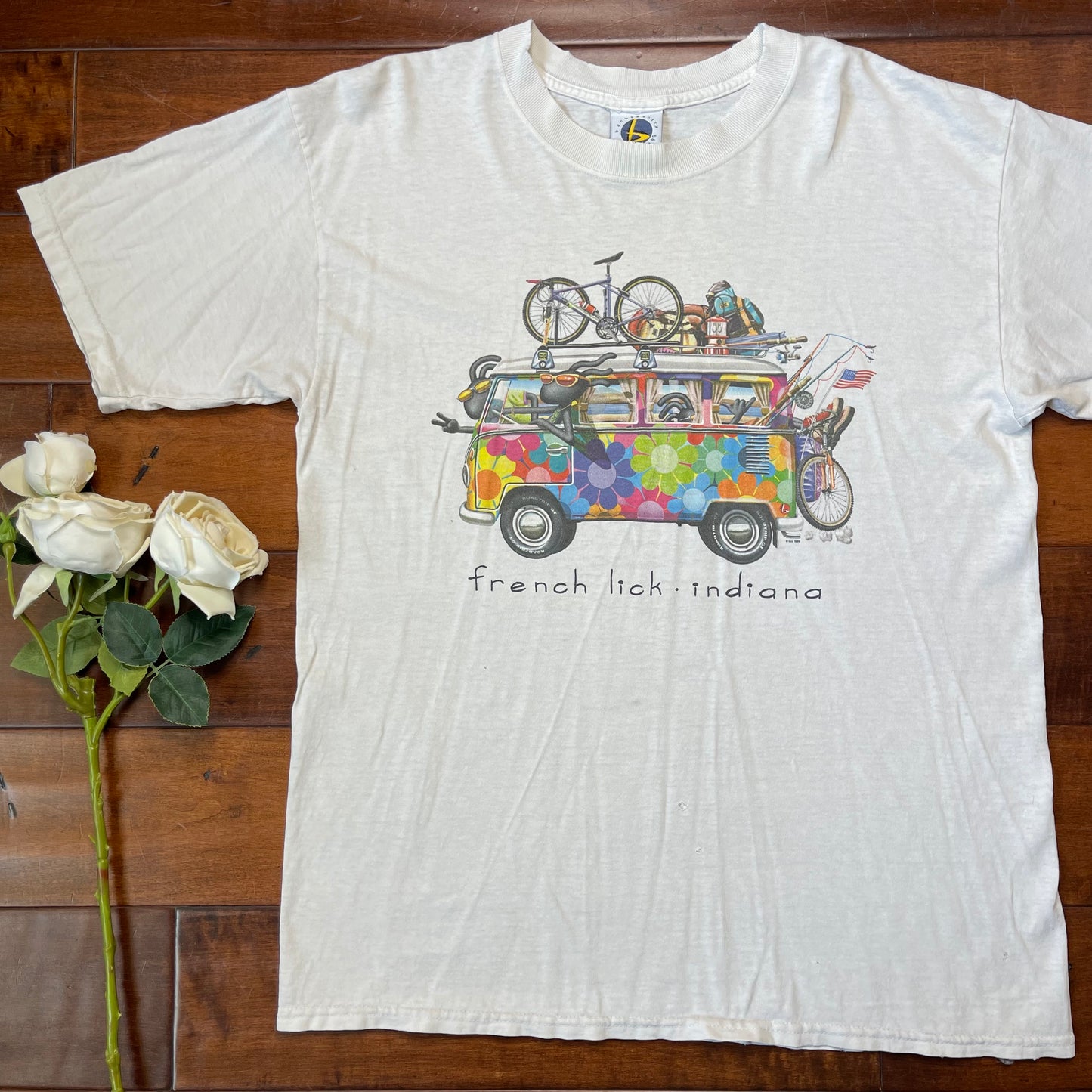 Vintage 90’s Watauga River Fieldstreams Outfitters Hippie T-Shirt