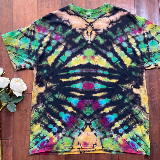 Vintage Y2K Psychedelic Mindscape Ice Tie-Die T-Shirt