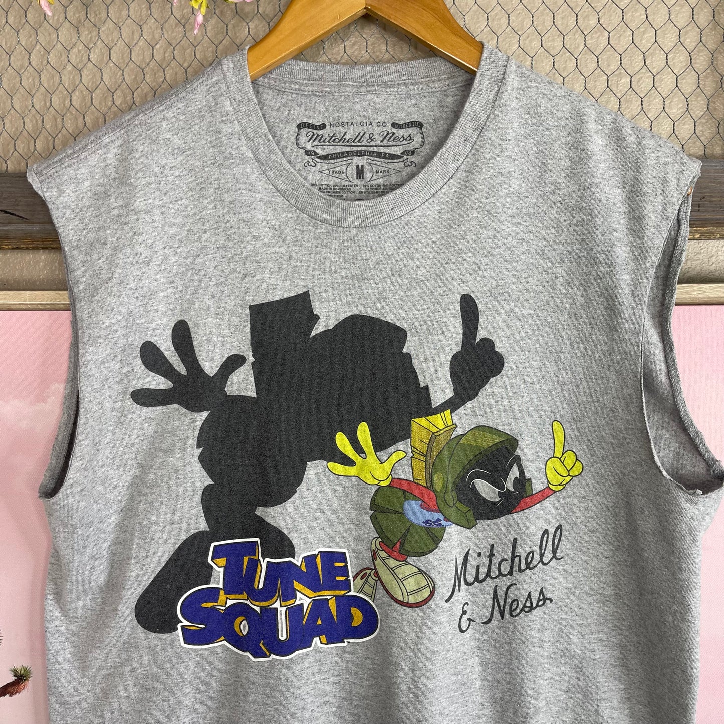 THRIFTED MITCHELL & NESS “TUNE SQUAD” SLEEVELESS T-SHIRT