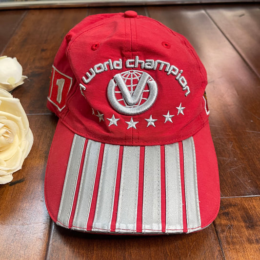Vintage Ferrari Hat F1 Michael Schumacher 7 Times World Champion Formula 1 Official Cap