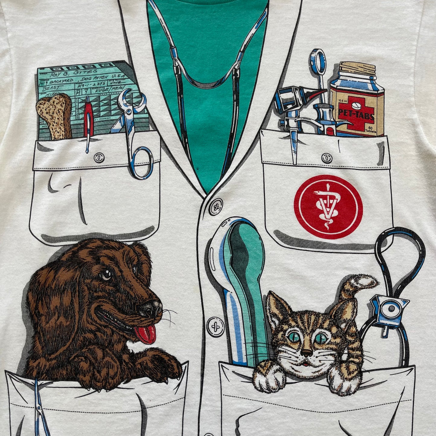 Vintage 1985 Veterinarian Single Stitched T-Shirt