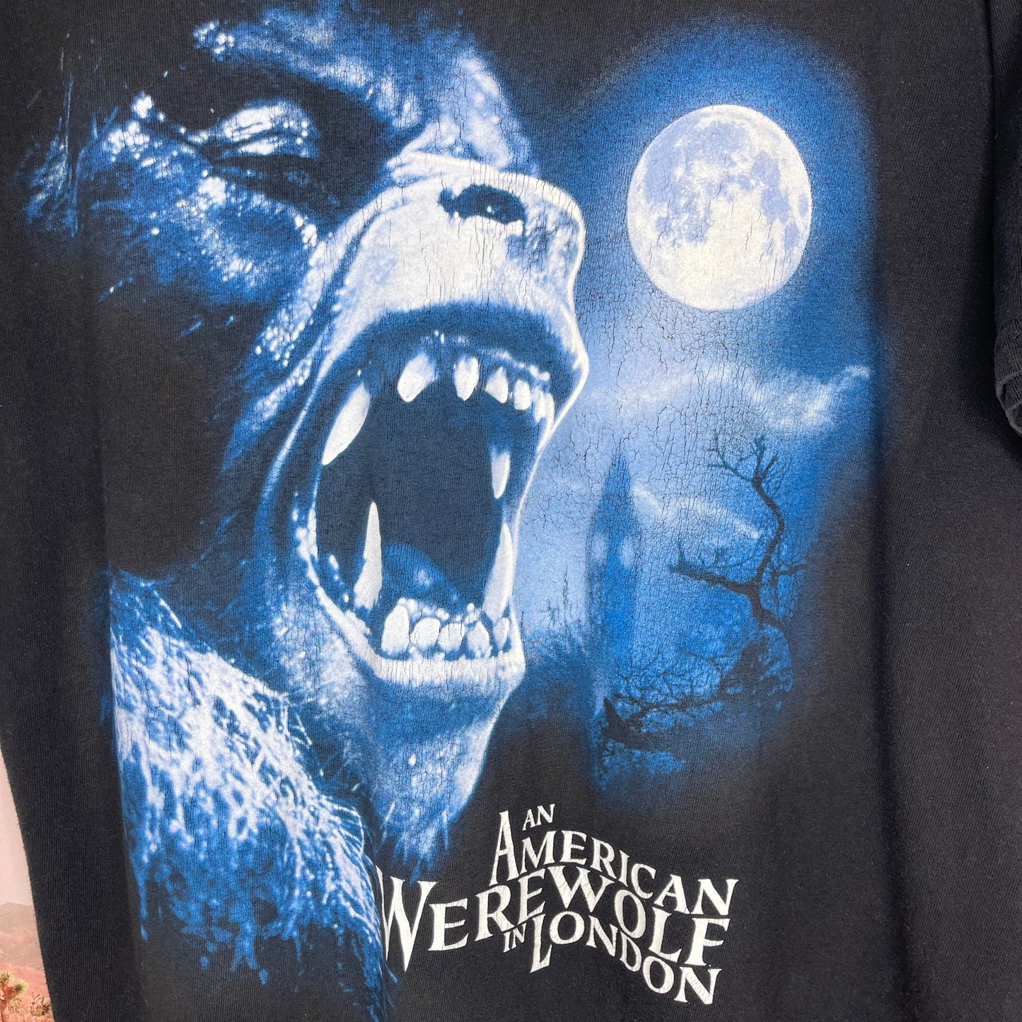 THRIFTED UNIVERSAL STUDIOS HORROR NIGHTS “AN AMERICAN WEREWOLF IN LONDON” T-SHIRT