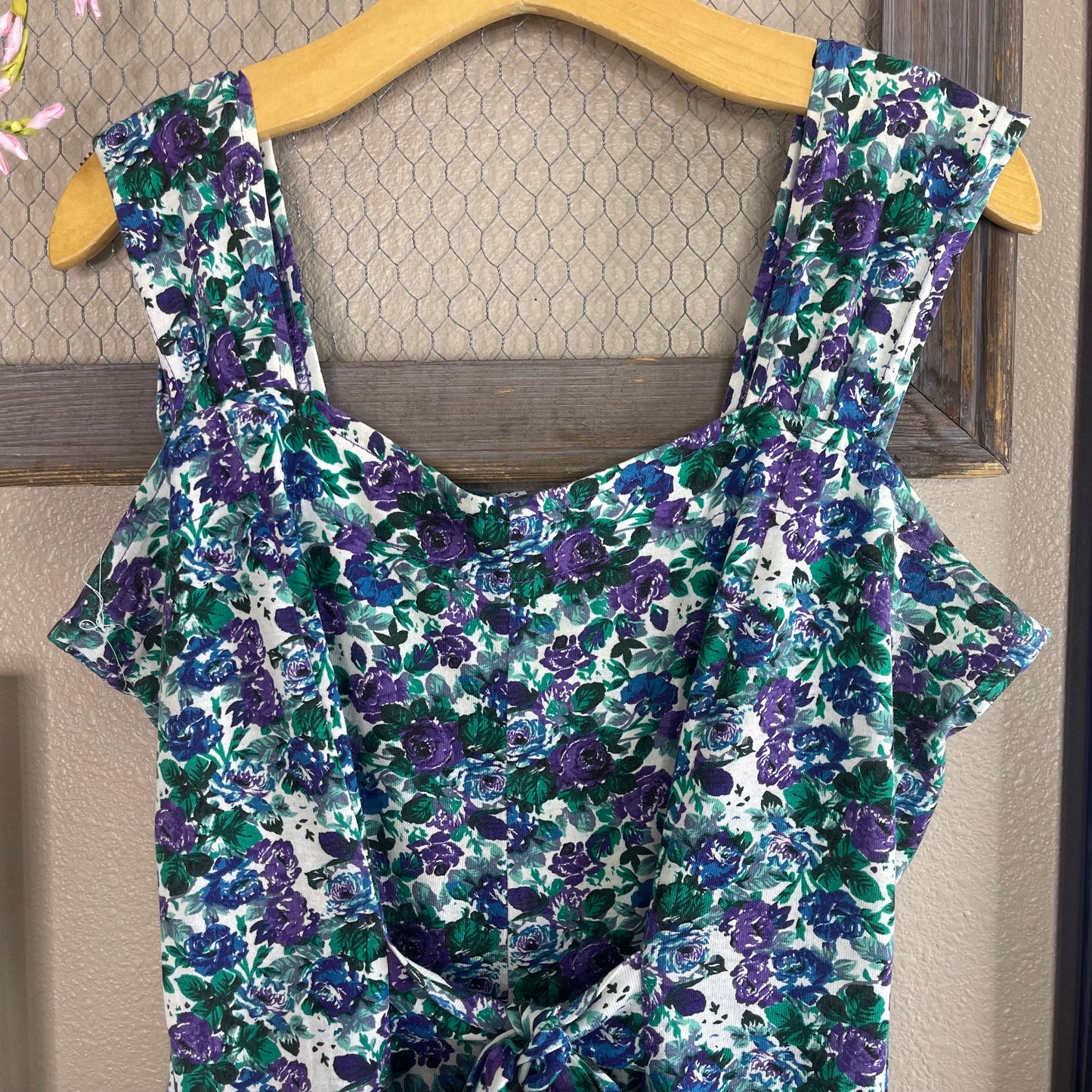 VINTAGE 80’S FLORAL ROMPER