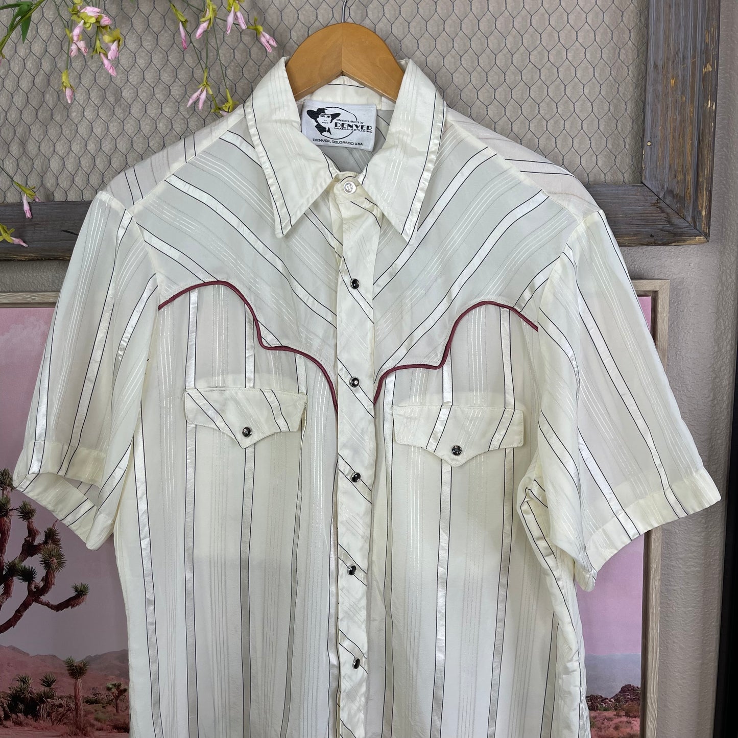 VINTAGE WESTERN BUTTON-UP