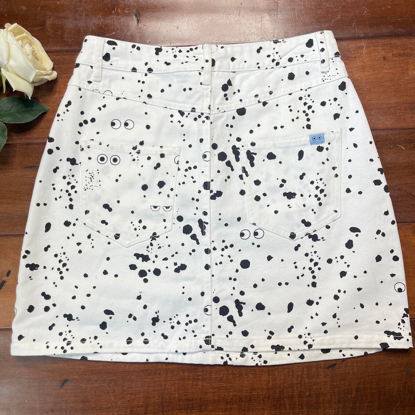 Thrifted Lazy Oaf x STUDIO ARHOJ Dalmatian Print Skirt