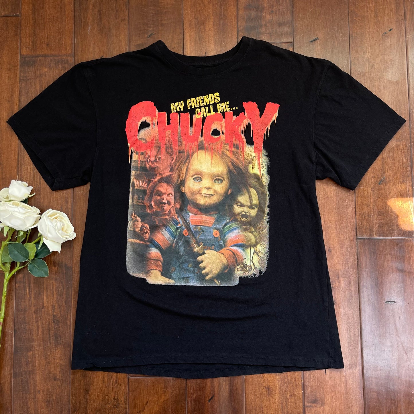 Thrifted “My Friends Call Me…Chucky” T-Shirt