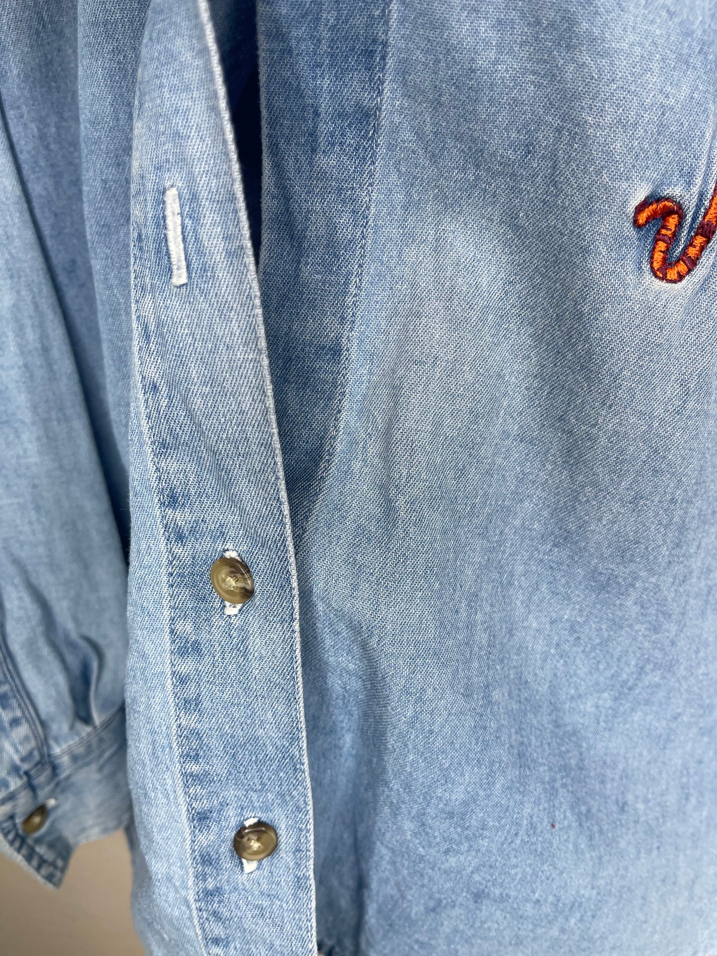 Vintage Tigger Disney Jean Button-Up