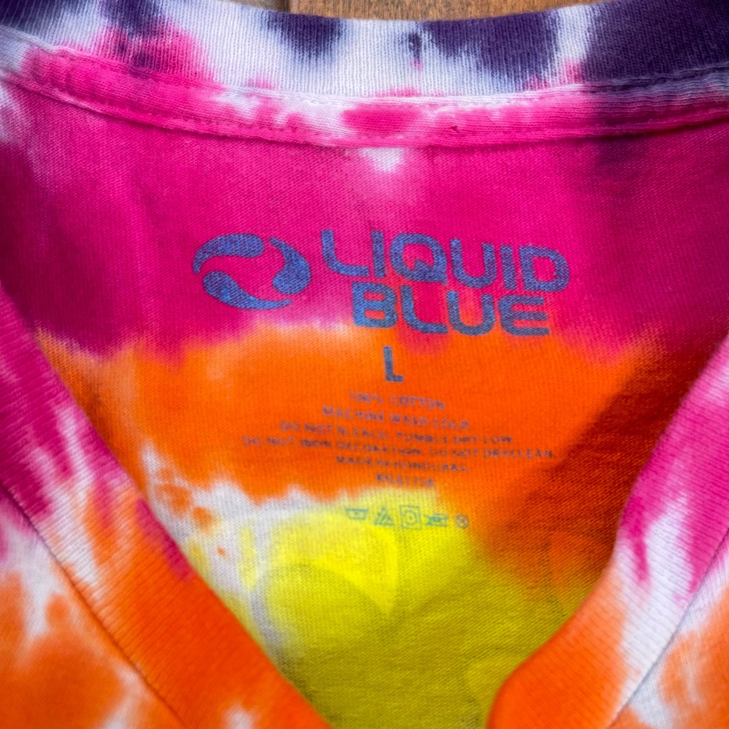 Thrifted Liquid Blue Grateful Dead Final Summer Tour 2023 Tie-Die T-Shirt