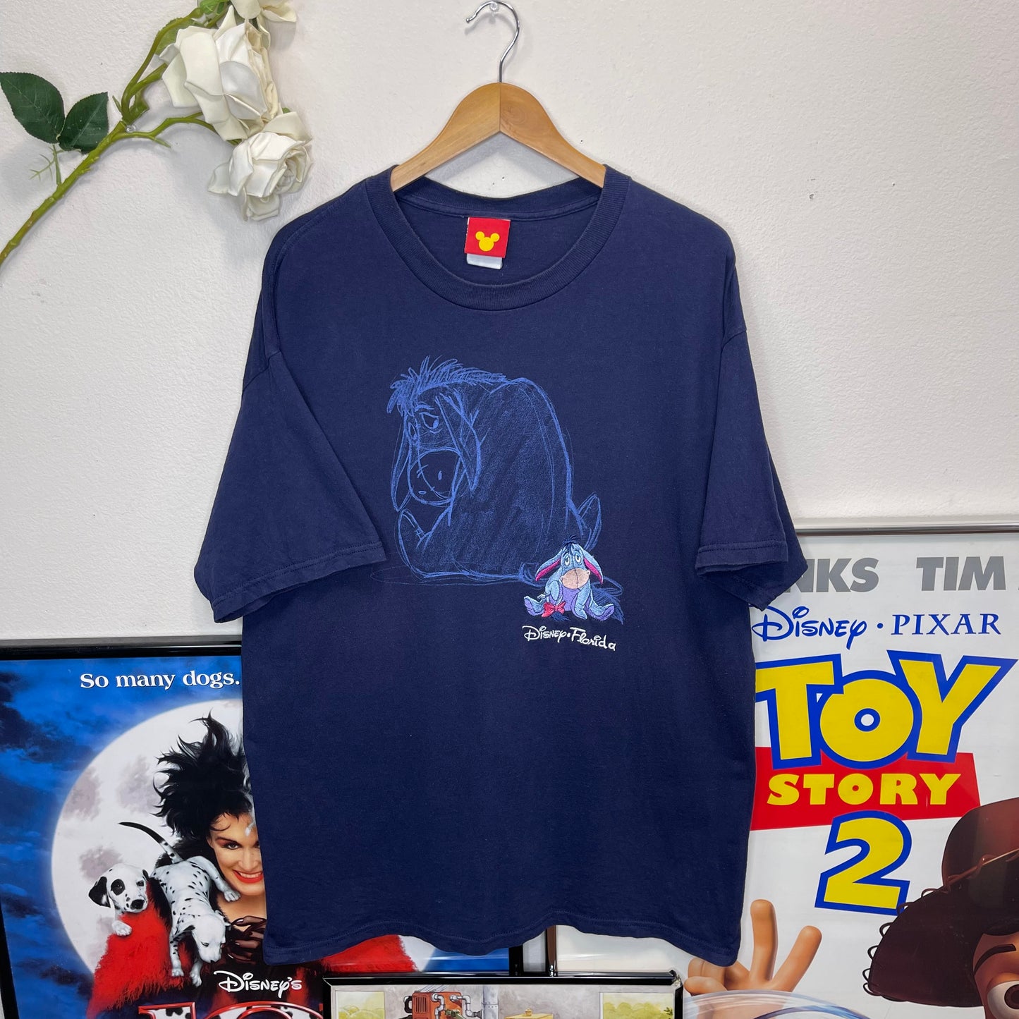 Vintage Disney Florida Eeyore Embroidered T-Shirt