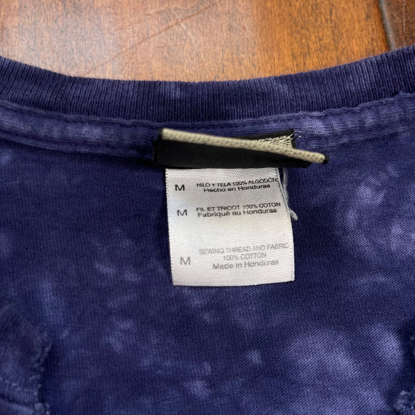 Vintage Liquid Blue Jimi Hendrix Tie-Die T-Shirt