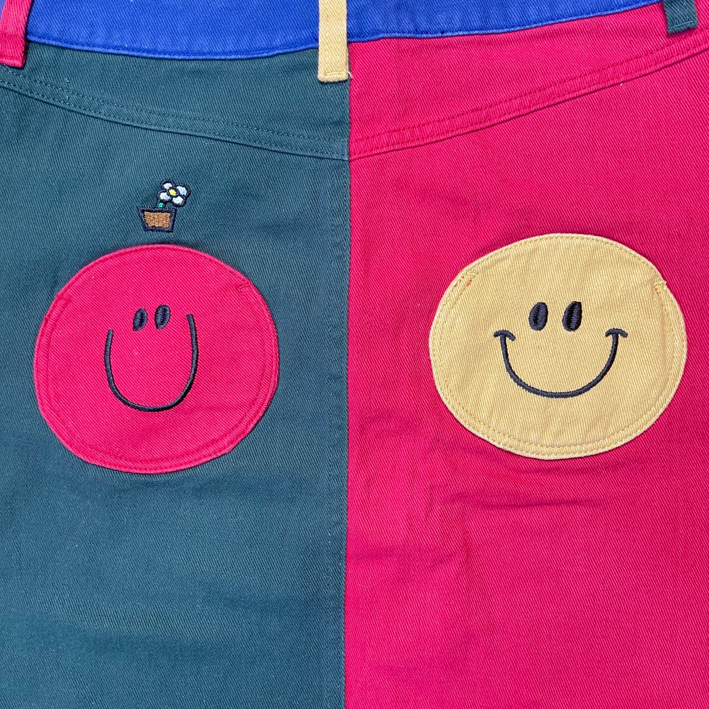 Thrifted Lazy Oaf x Mr. Men Mr. Happy Mr. Wrong Skirt