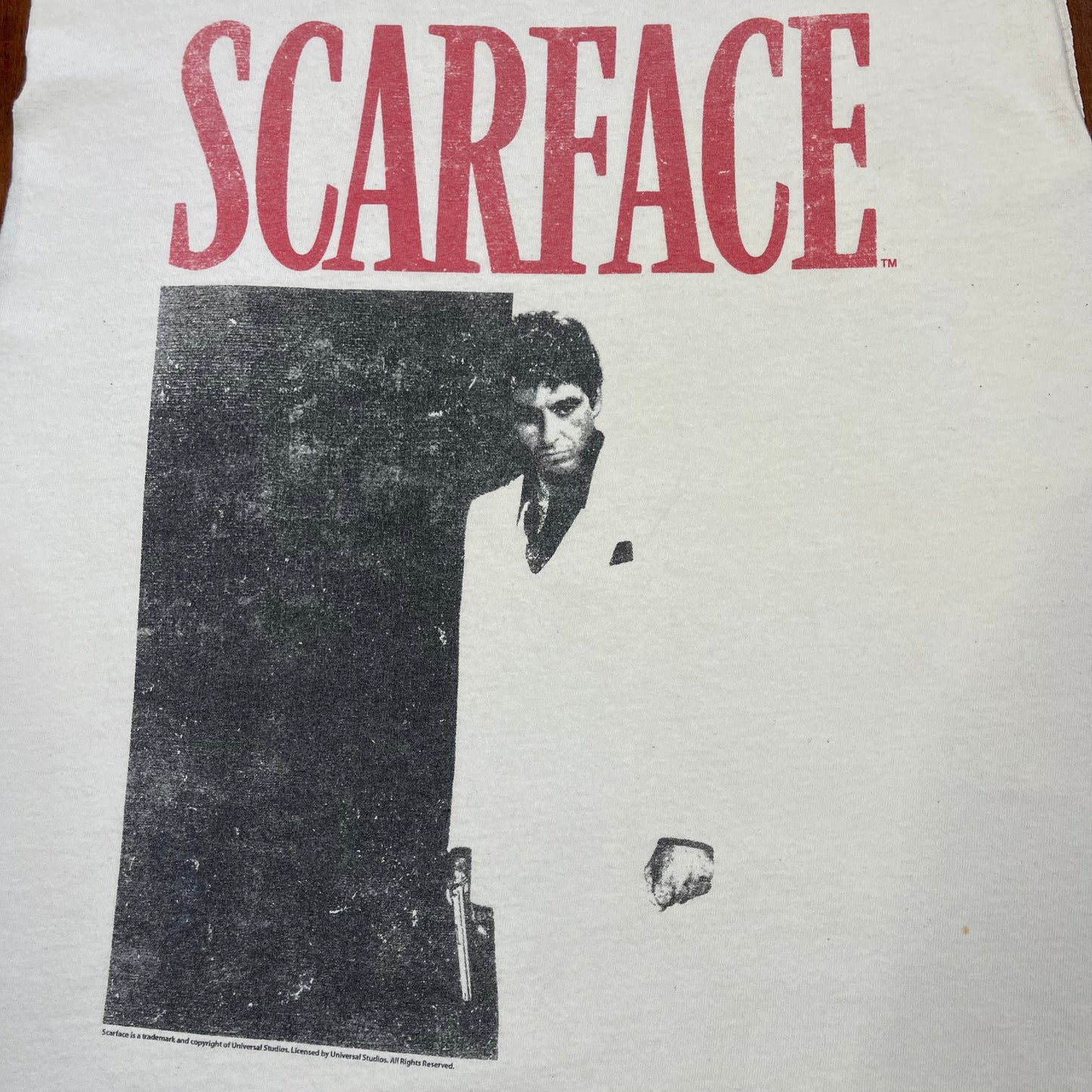 THRIFTED SCARFACE CUT-UP TANK