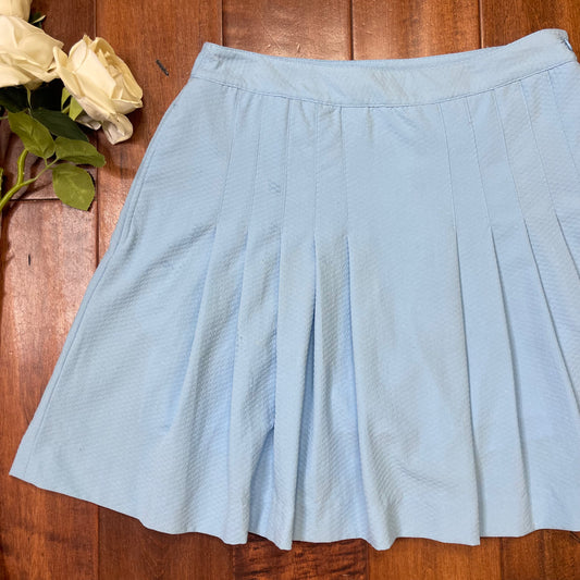 VINTAGE BABY BLUE GOLF SKORT