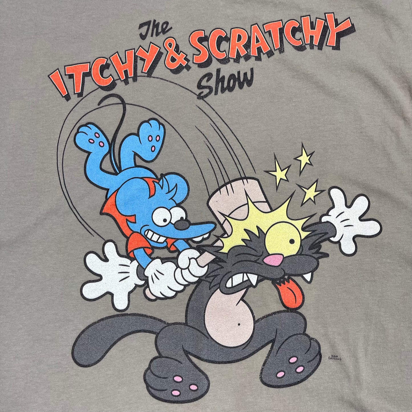THRIFTED “THE ITCHY & SCRATCHY SHOW” CUT-UP TEE