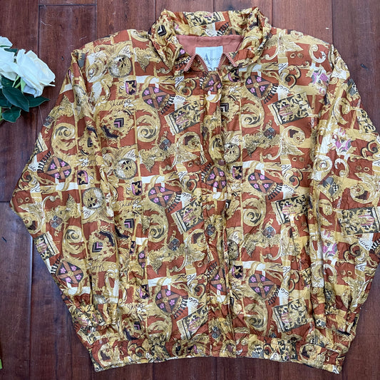 VINTAGE WINDBREAKER ZIP-UP JACKET