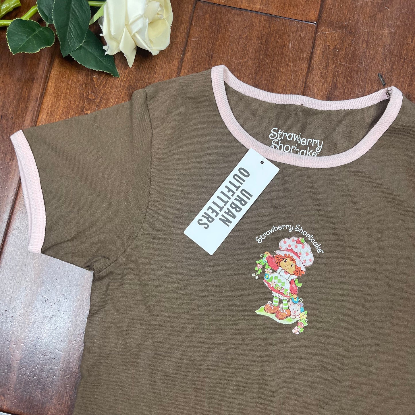 THRIFTED STRAWBERRY SHORTCAKE BABY TEE