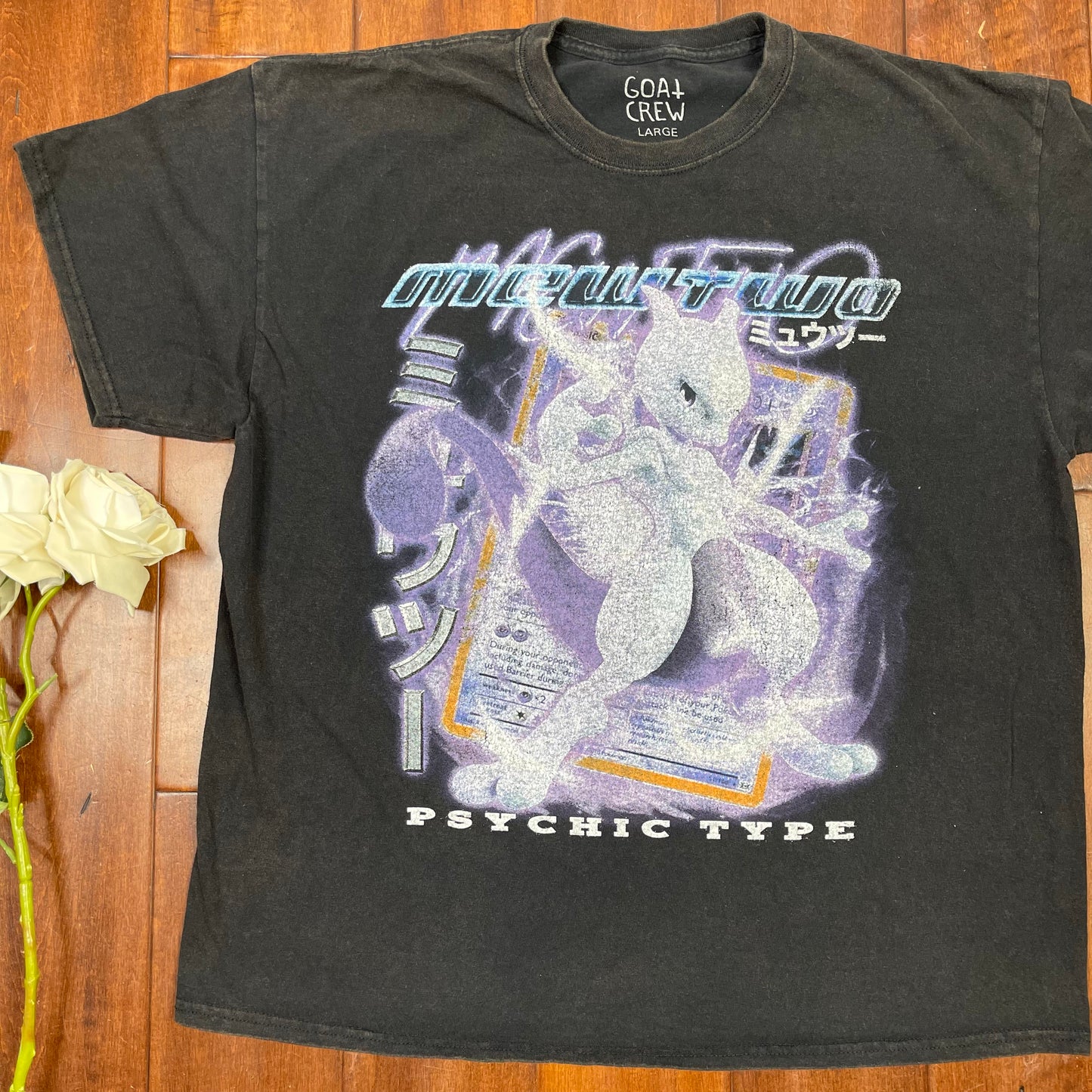 THRIFTED “MEWTWO” T-SHIRT