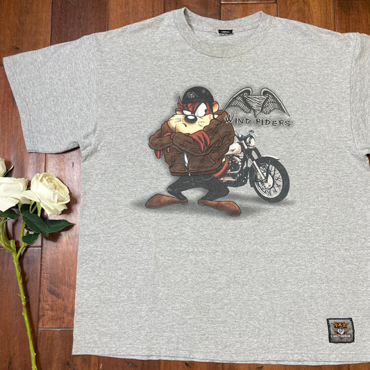 VINTAGE LOONEY TUNES TAZ HARLEY DAVIDSON T-SHIRT