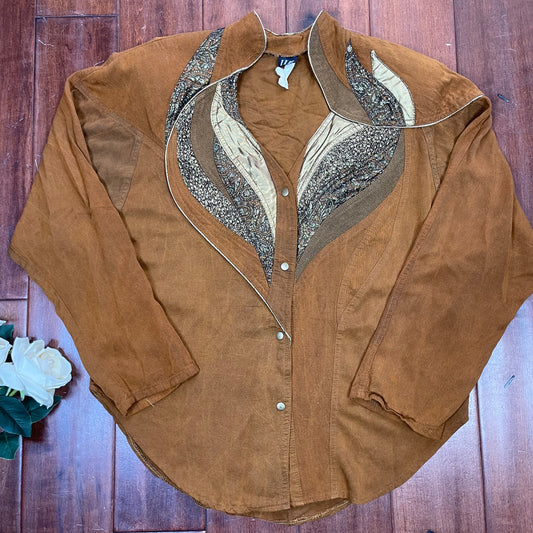 VINTAGE 80’S CARDIGAN STYLE TOP