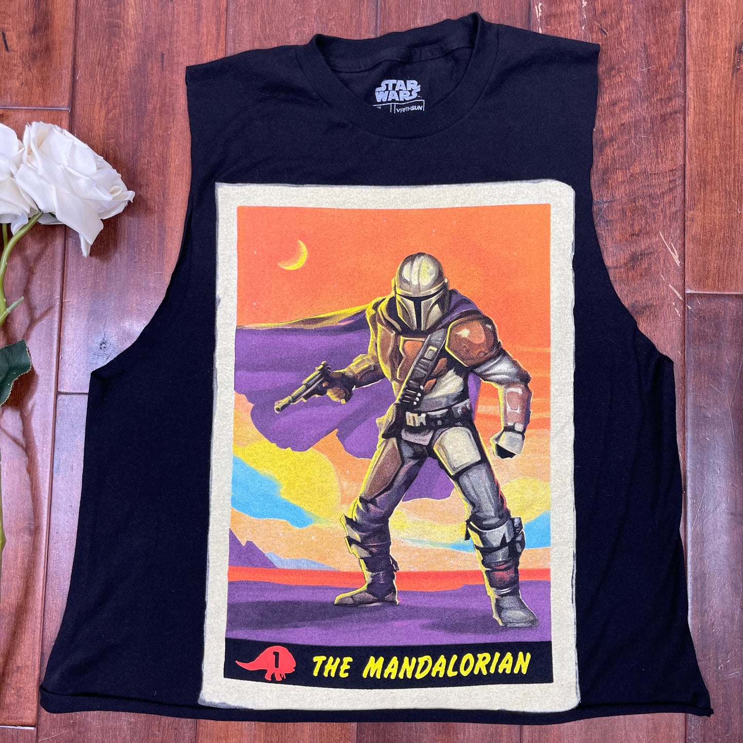 THRIFTED “THE MANDALORIAN” CUT-UP TEE