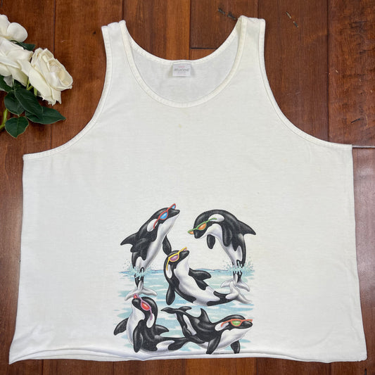 VINTAGE ORCAS CUT-UP TANK