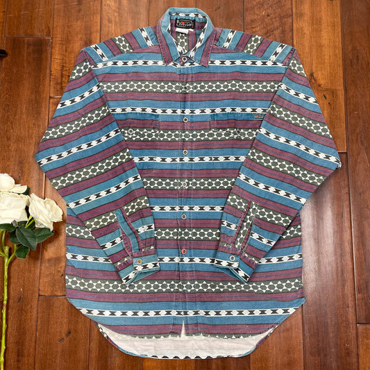 VINTAGE 90’S LONG SLEEVE BUTTON-UP