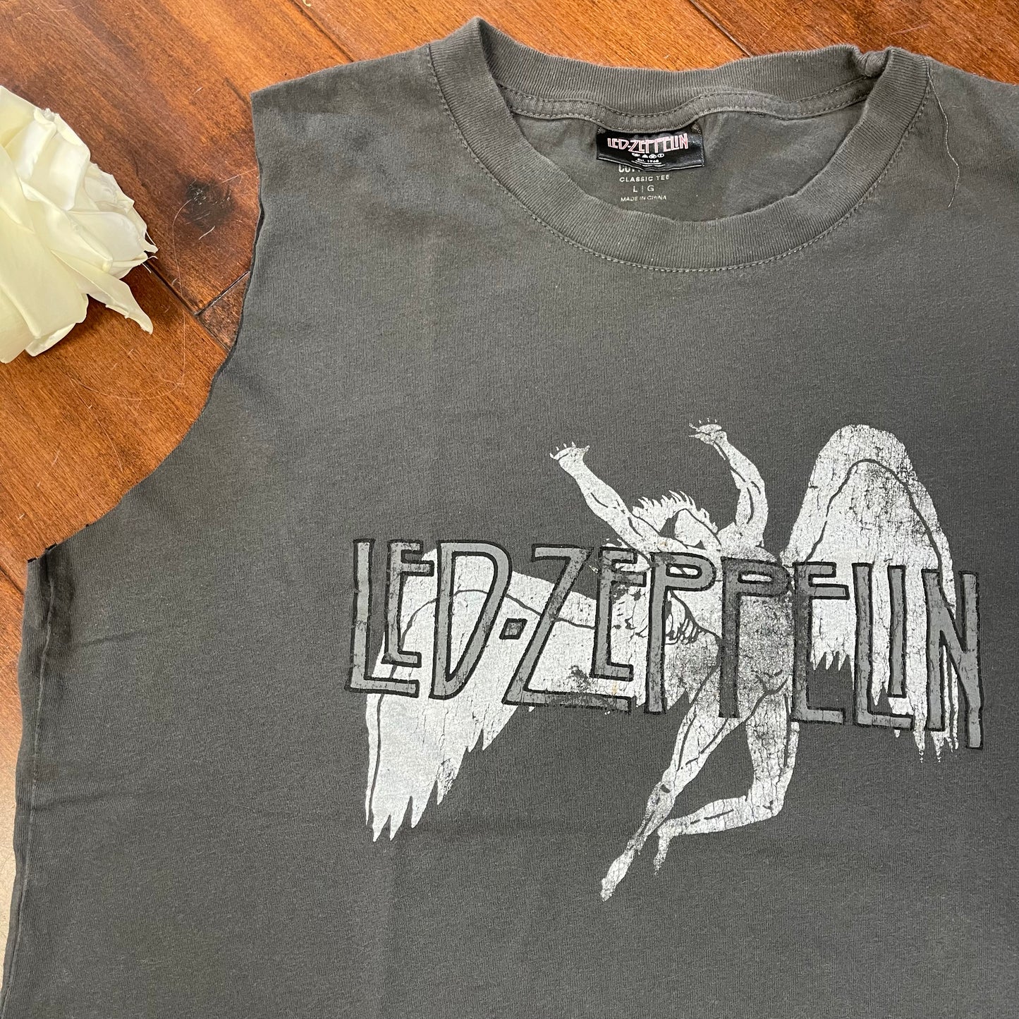 THRIFTED LED ZEPPELIN CUT-UP TEE