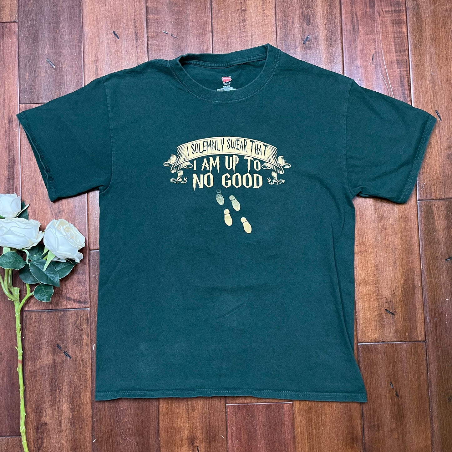 THRIFTED HARRY POTTER “I SOLEMNLY SWEAR” T-SHIRT