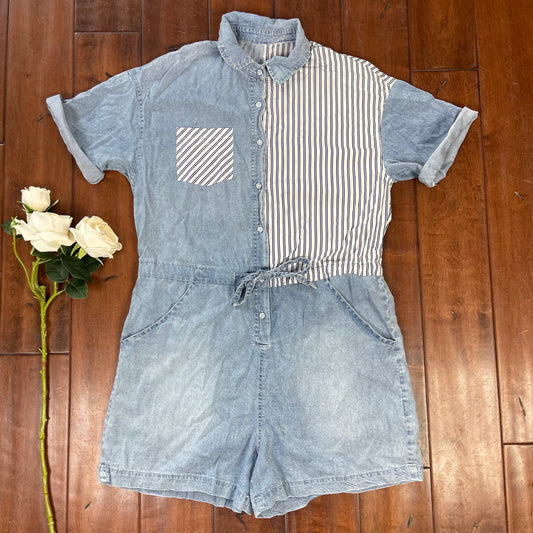 VINTAGE JEAN ROMPER