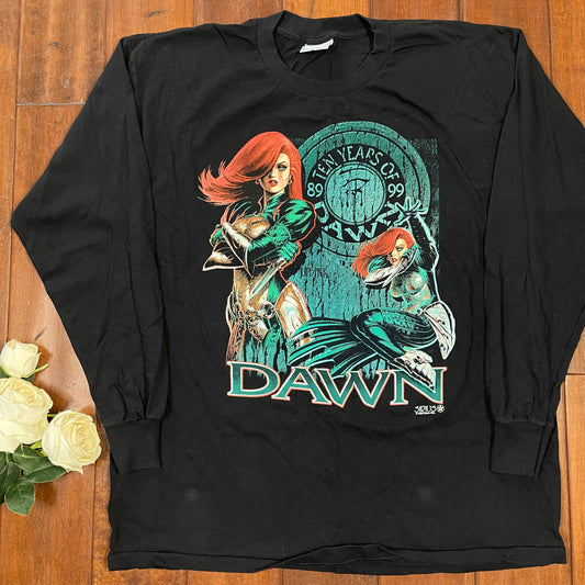 VINTAGE 1999 LINSER DAWN COMIC LONG SLEEVE